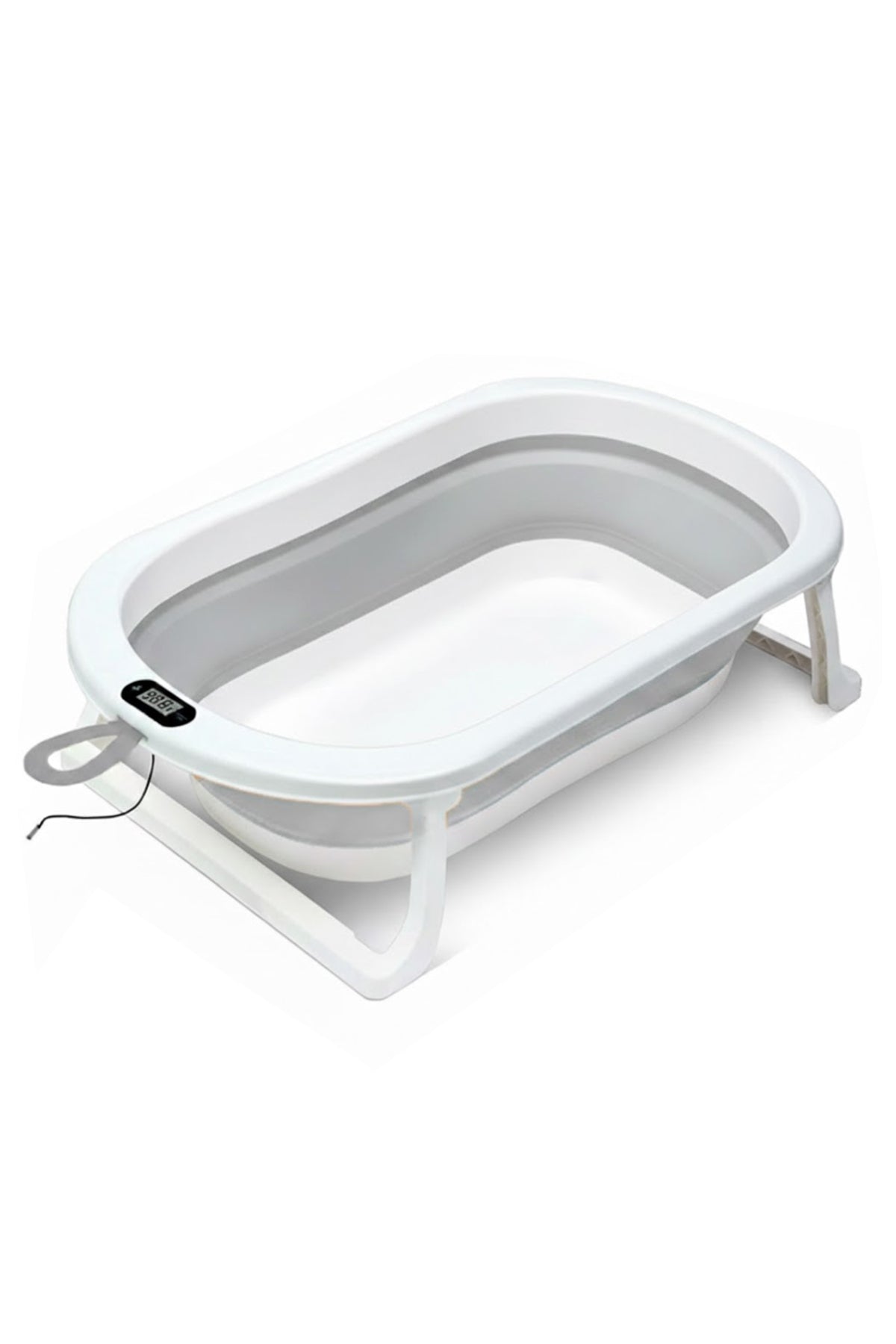 Star Babies - Baby Foldable Bathtub With Thermometer & Bathmat Set - Grey