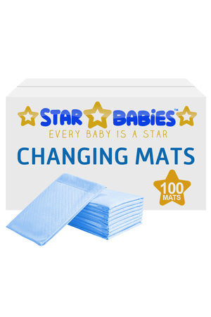 Star Babies Pink Disposable Changing Mats - Pack of 100