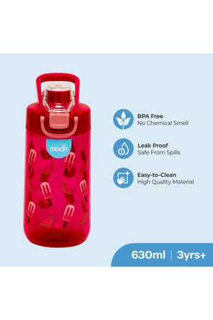 MOON Kids Tritan Bottle 103x74x186mm 470ml / 16oz -Pink