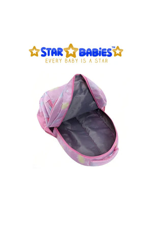 Star Babies - Custom Unique Fancy School Backpack - Rainbow Pink