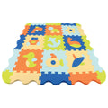 MOON Kids Puzzle Activity Floor Mat -  9PCS W/BORDERS - OCEAN WORLD