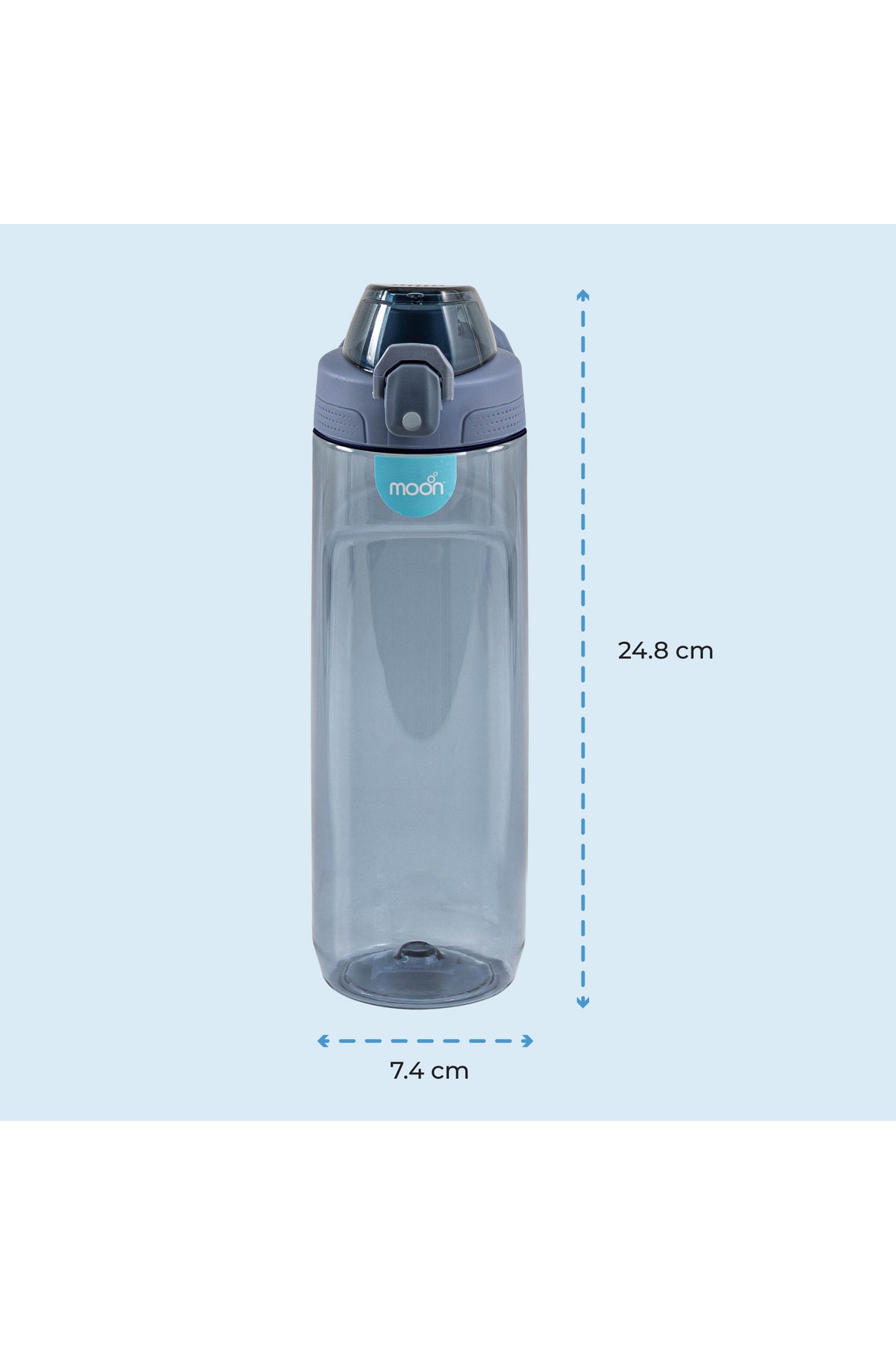 MOON Active Chug Bottle
81x74x248mm
700ml / 24oz-Blue