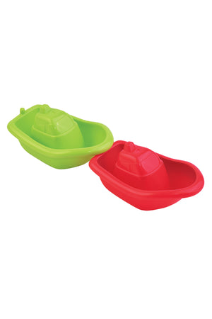 Little Learners Bath Stacking Boat - Floating Boat Toy Set, Linkable for "Little Boat Train", 6M+