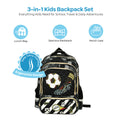 MOON  Kids Backpack  Set   - (12-Inch) Premium Kids School Bag -Football