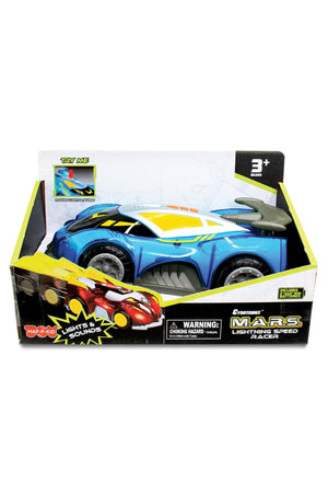 M.A.R.S. Lightning Speed Racer - 7.5” (19cm) Motorized Vehicle with Electronic Lights and Sounds
