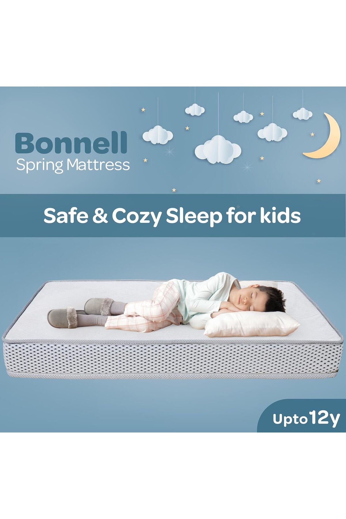 MOON  Bonnell Spring Mattress -140x70x17cm.