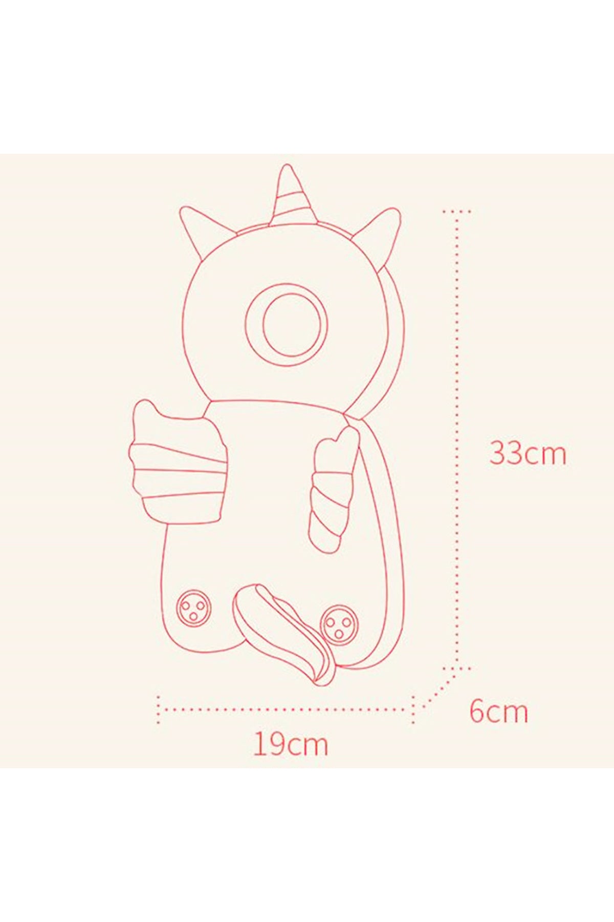 Star Babies Baby Head Support - Orange
