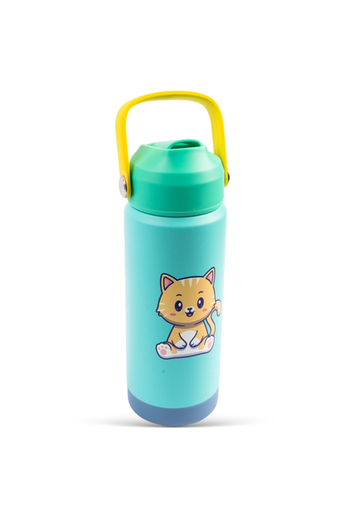 Cocobee-Insulated Stainless Steel Water Bottle, Leakproof, Odour Free, Soft Handle Grip, 500Ml, 3 Years+ – Green
