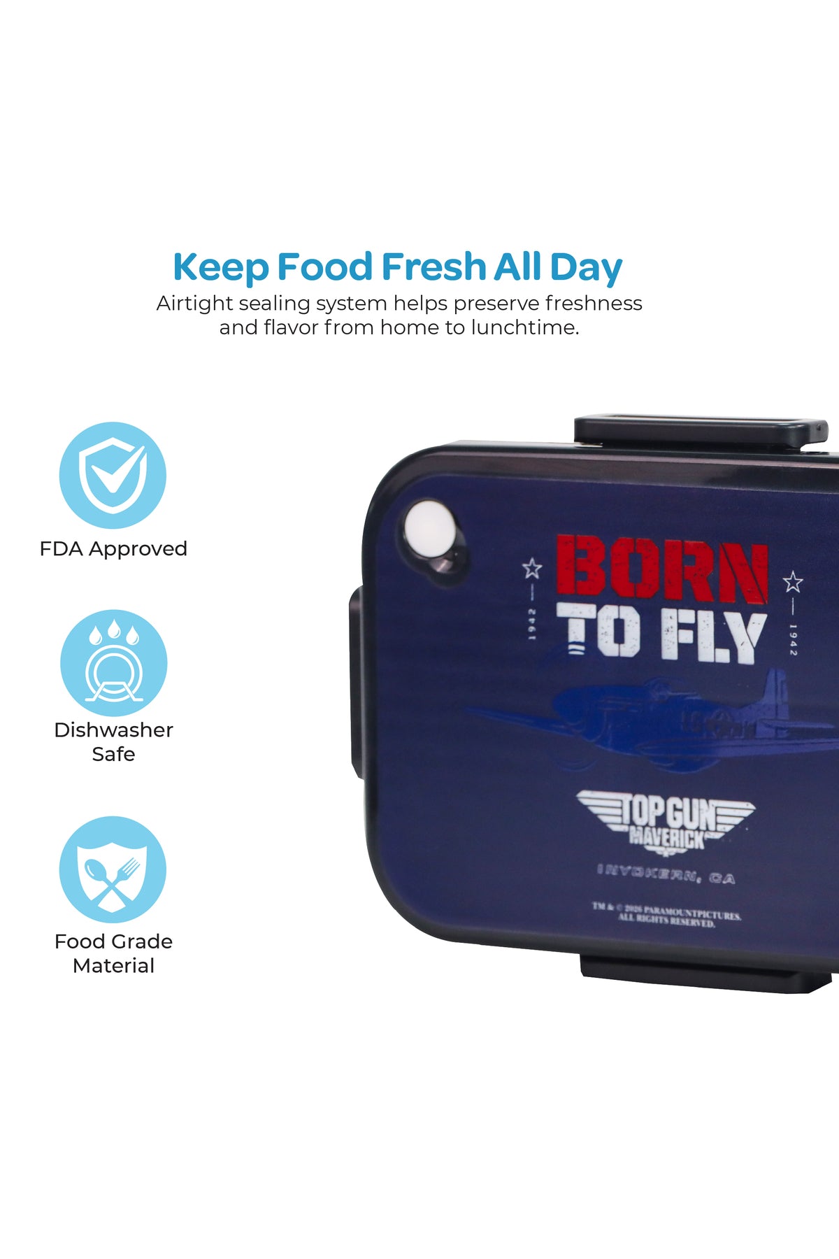 MOON Kids Lunch Box | PP + Stainless Steel Insulated Tiffin Box | Leak-Proof, BPA-Free, Durable School Lunch Box for Boys & Girls | Easy Open Clips | Food Safe Eco-Friendly Kids Meal Box