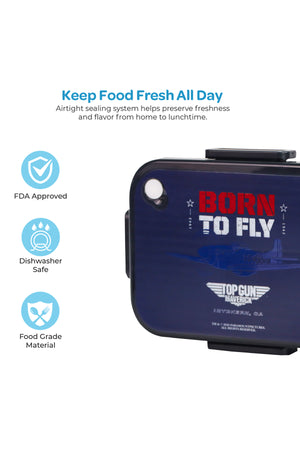 MOON Kids Lunch Box | PP + Stainless Steel Insulated Tiffin Box | Leak-Proof, BPA-Free, Durable School Lunch Box for Boys & Girls | Easy Open Clips | Food Safe Eco-Friendly Kids Meal Box