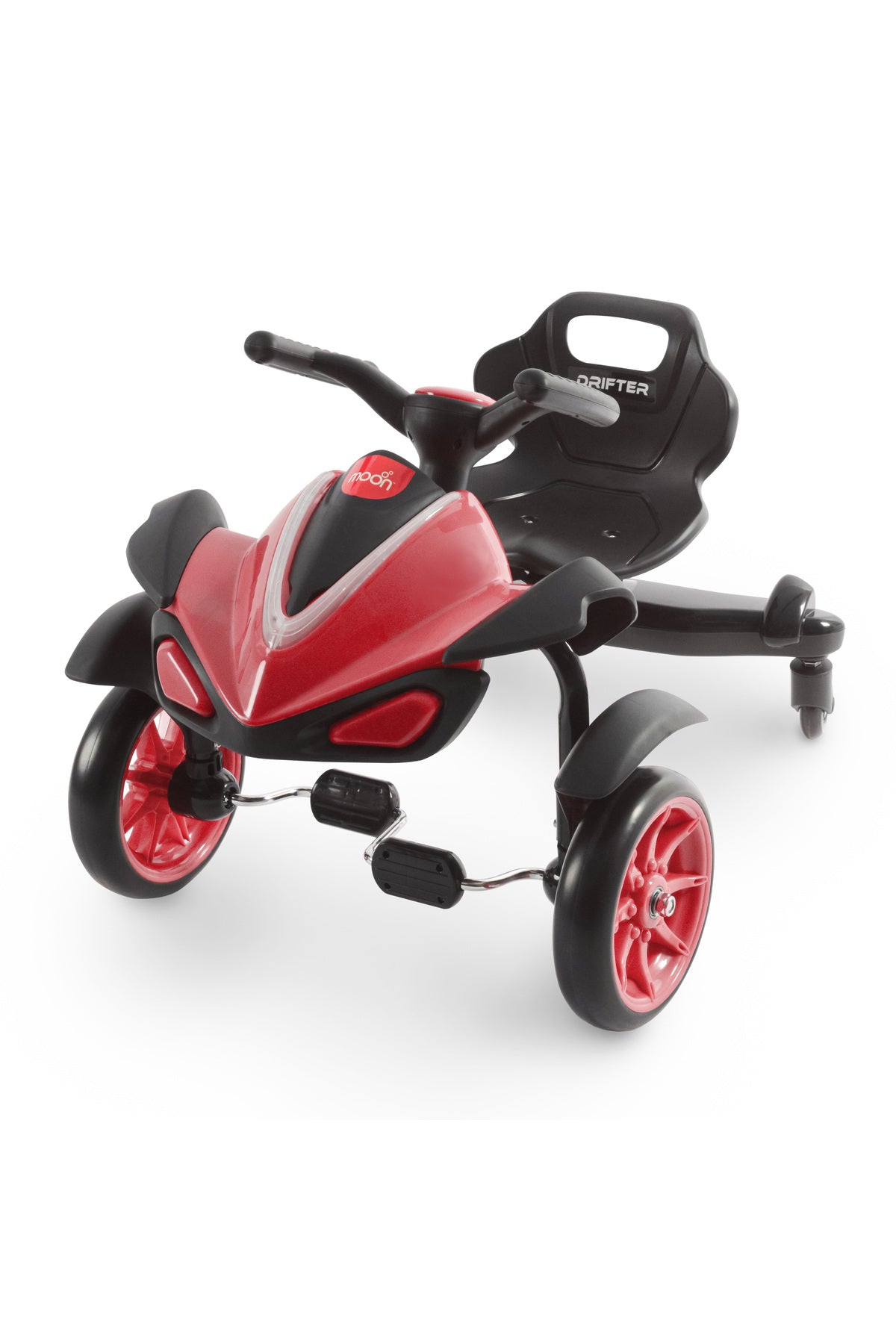 MOON Drifter Drift Bike - 4 Wheel Scooter, 3 Years and Above-Red
