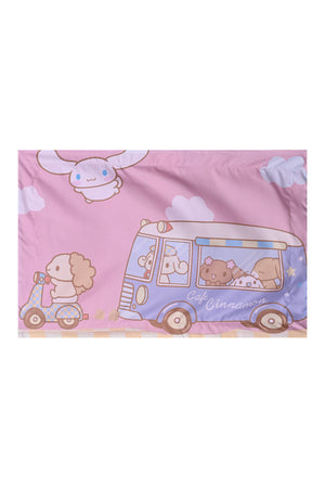 Cinnamoroll 5-In-1 Comforter Set , Brushed Microfiber With Polyester Shell– Multicolor