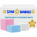 Star Babies Disposable Changing Mats - 250 Pc