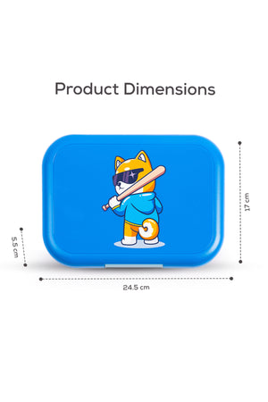 Cocobee Bento Lunch Box With Silicone Seal, Microwave Safe Tray – 765Ml – Blue