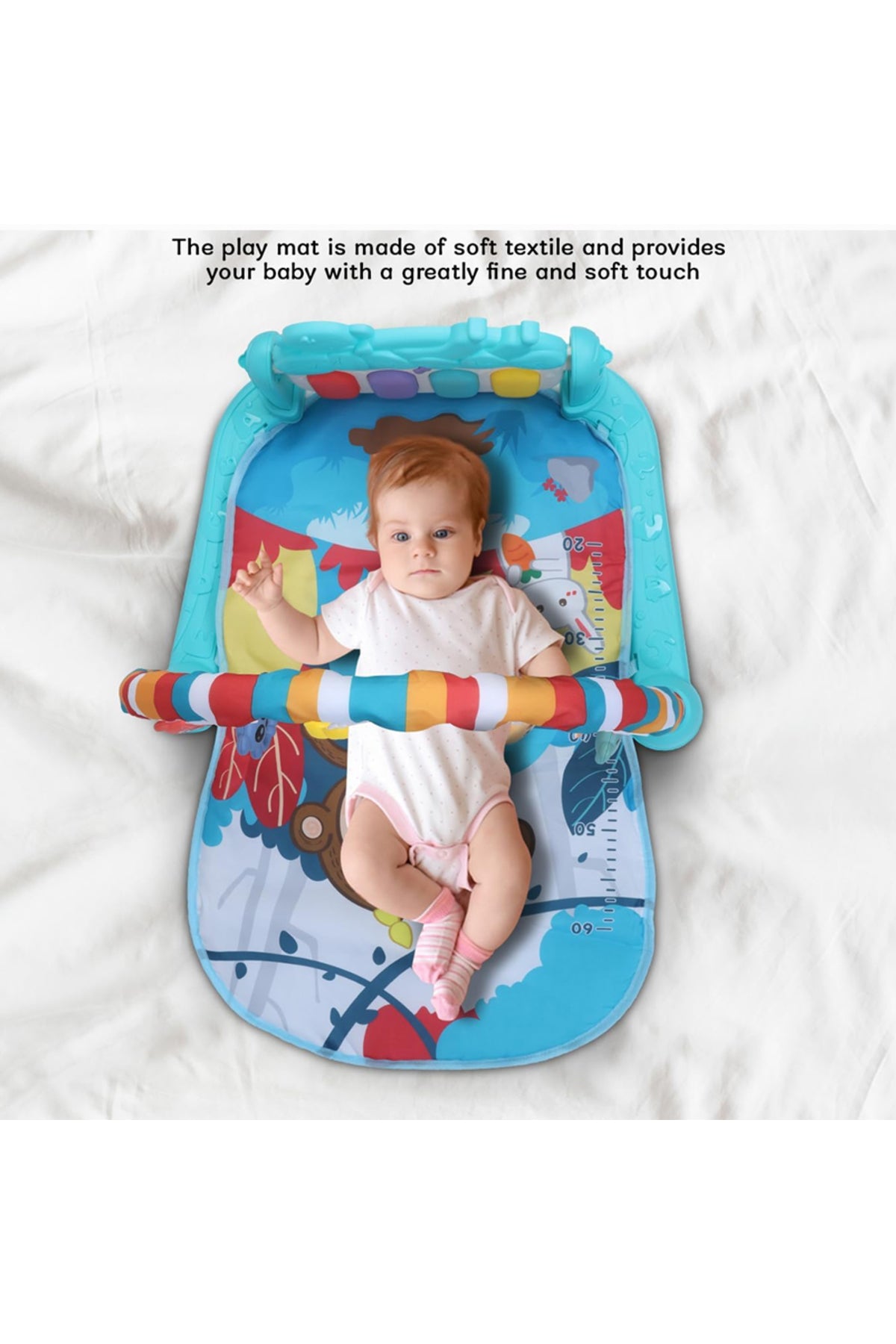 Star Babies - Double-Sided Pedal Piano Activity Playmat - Multicolor