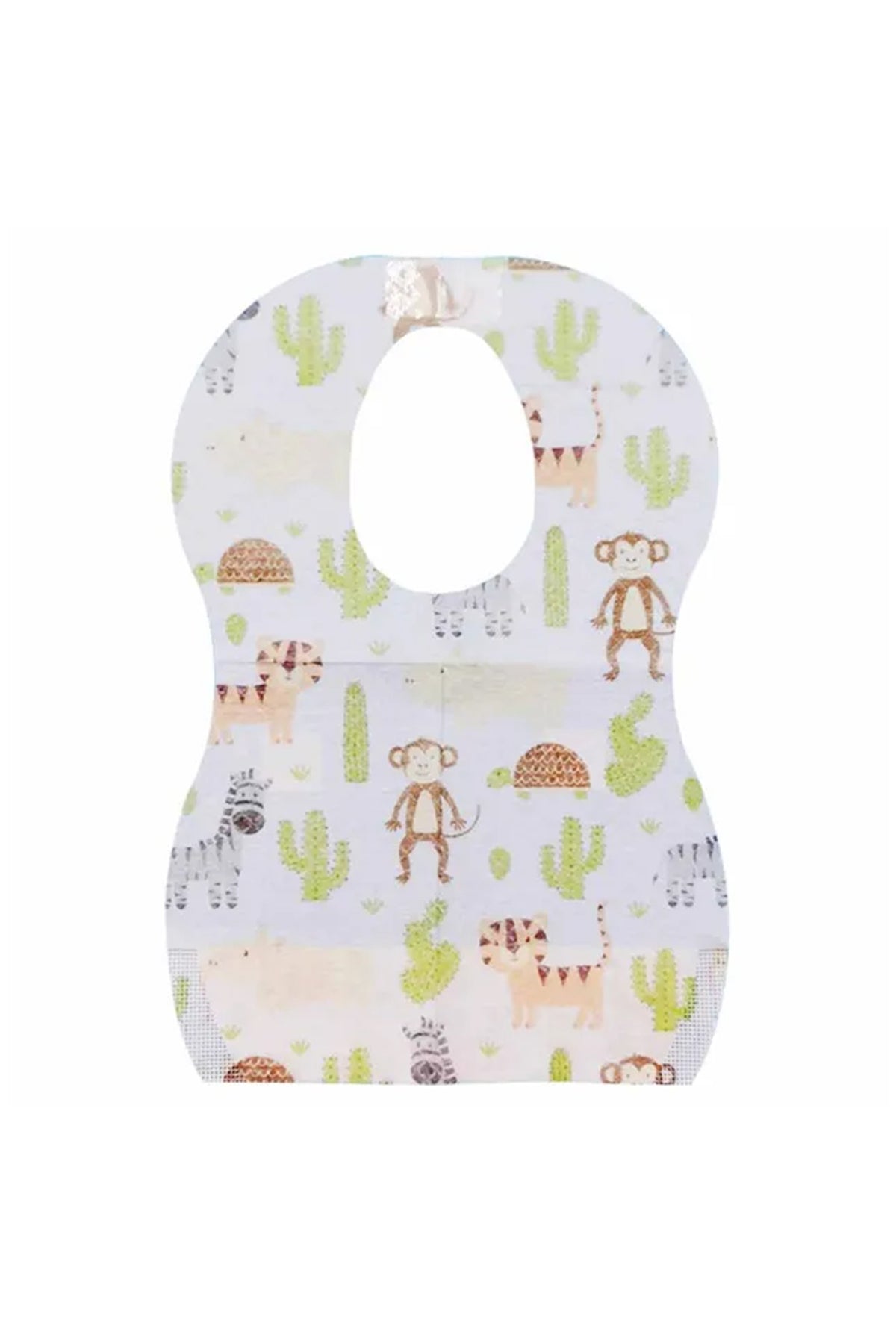 Star Babies 5-Piece Animal Printed Disposable Bibs