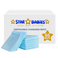 Star Babies Disposable Changing Mats Large Blue - Pack of 95
