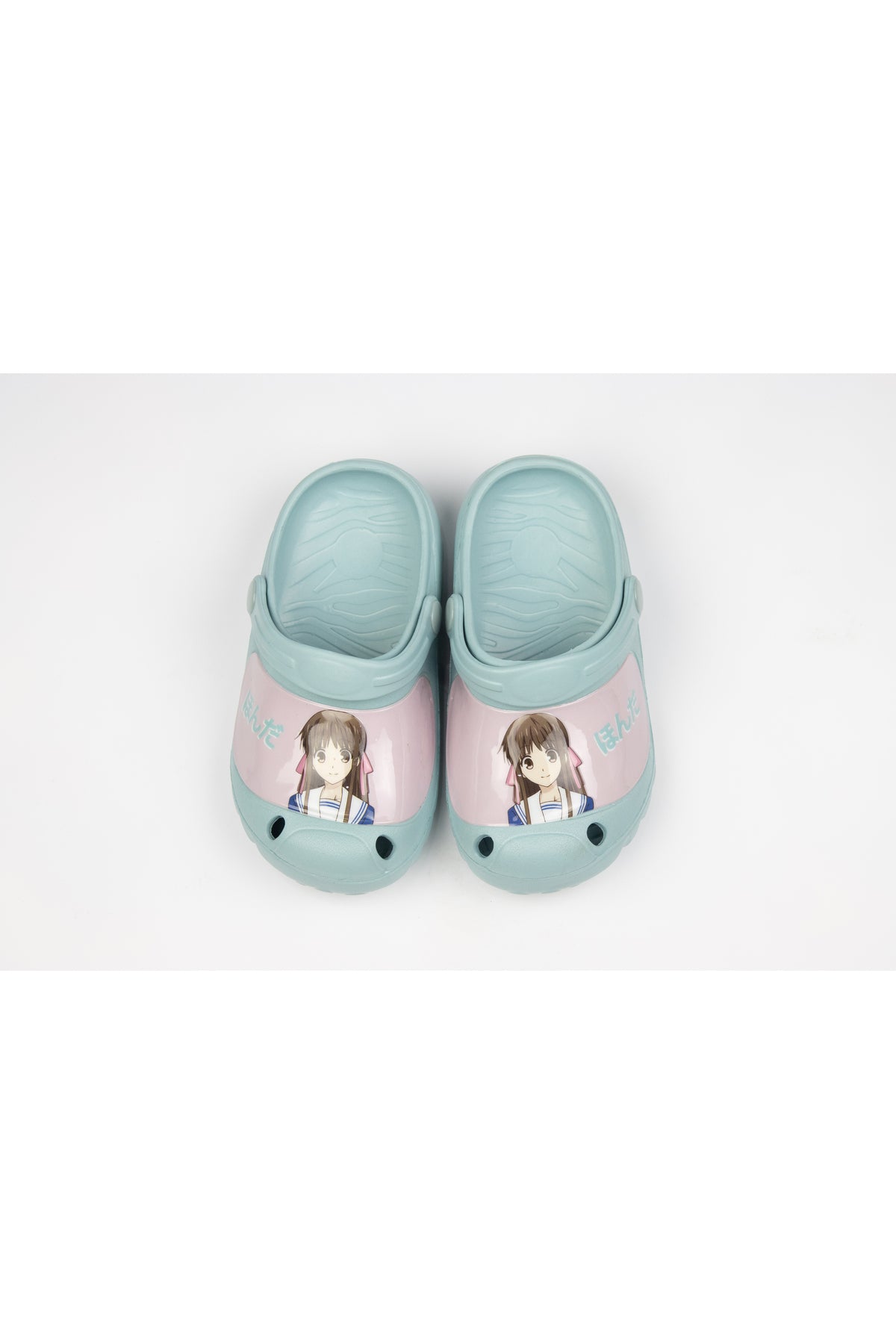 Fruits Basket Kids Clogs Lightweight & Comfortable Slip-On Footwear For Boys – Light Sky Blue