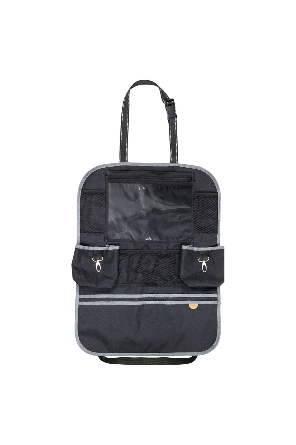 MOON Baby Back Seat Organizer –Waterproof Surface-Universal Fit-9 Multi-functional Pockets-Black Twill
