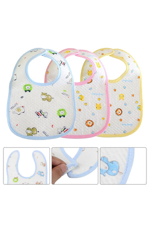 Star Babies - Cotton Bibs - Pack of 2 - Yellow/Blue