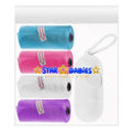Star Babies - Scented Nappy Bag 4 Packs/60 Bags & Dispenser - Blue/Pink/White/Lavender