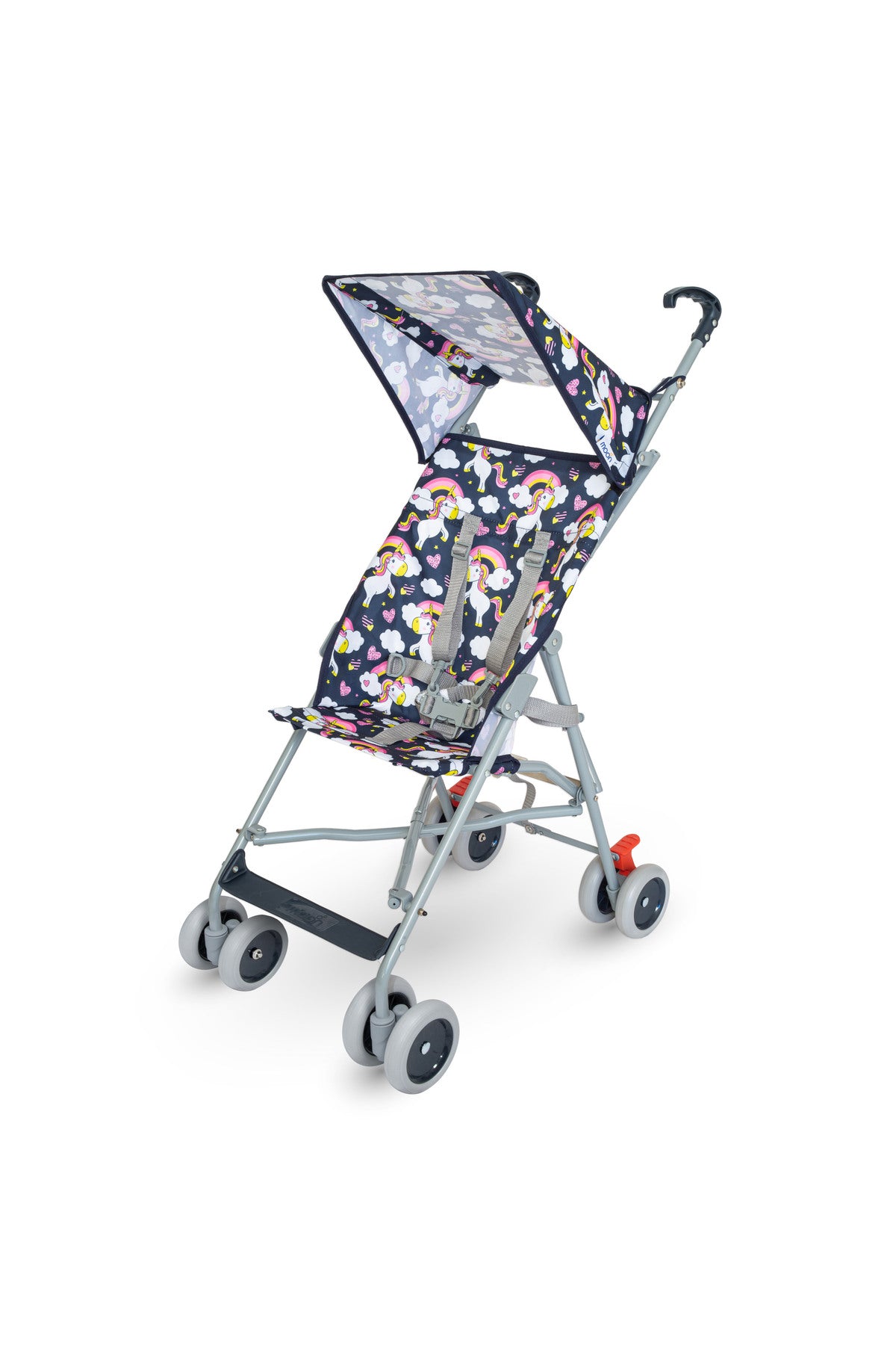 MOON - Jet Ultra Light Weight Fold Buggy Stroller Buggy - Printed Unicorn