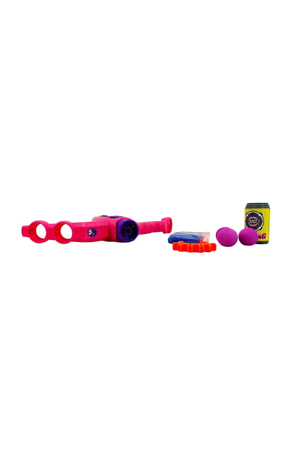 Galaxy 2-in-1 Bow and Arrow Launcher Toy Set for Kids, Shooting Game with Soft Foam Darts, Target Balls and Cans, Outdoor Sport Play Set for Boys and Girls Age 3+