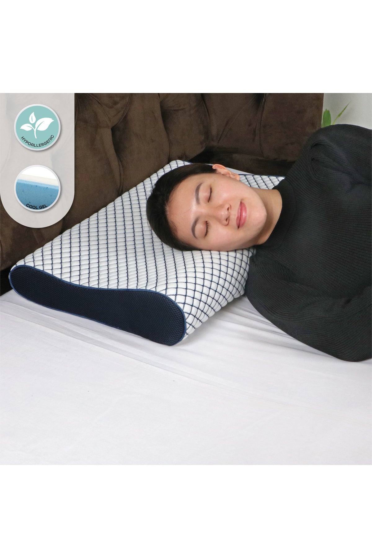 MOON  Medical Orthopedic Contour Cooling Gel Pillow