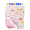 Star Babies - Reusable Changing Mats - Pink printed