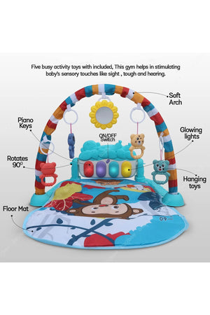 Star Babies - Double-Sided Pedal Piano Activity Playmat - Multicolor