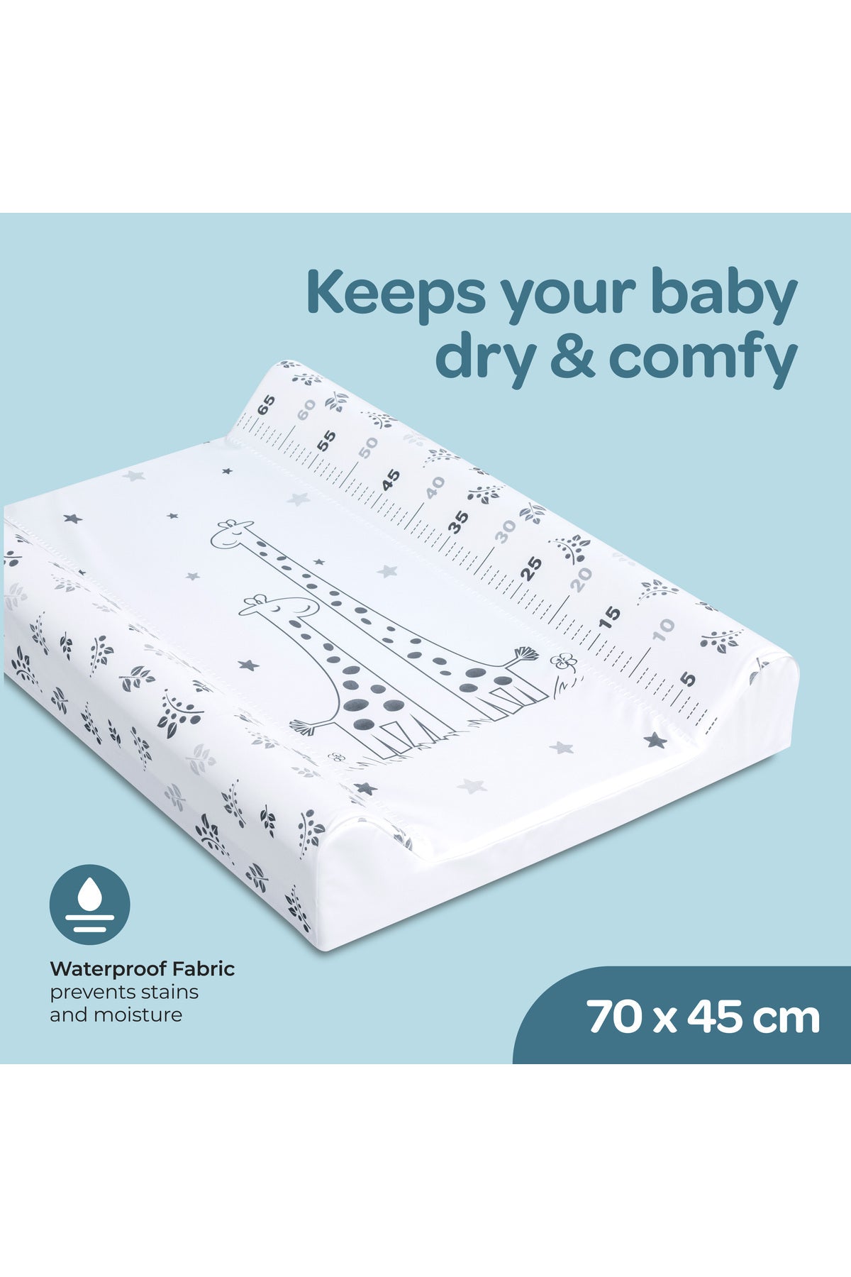 MOON Changing Mat-70 x 45 x 10cm, Metric Giraffe