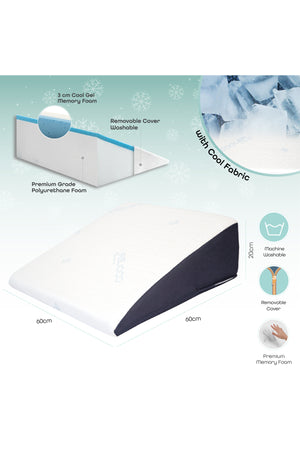 MOON  Cool gel wedge Pillow