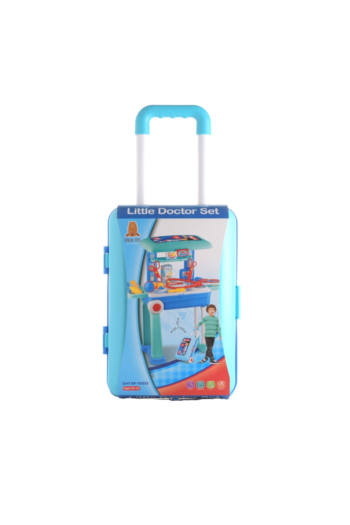 Urban Tots Trolley Doctor Set – Comprehensive Doctor Kit – Blue