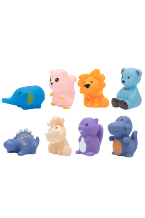 Moon  Splash and Play Baby Bath Toys with Squeaker for Toddlers -Pack of 8