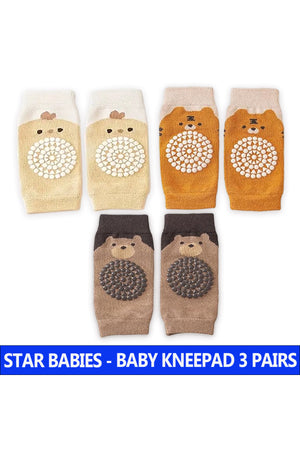 Star Babies Knee Pad - Pack of 3 - Blister Pack