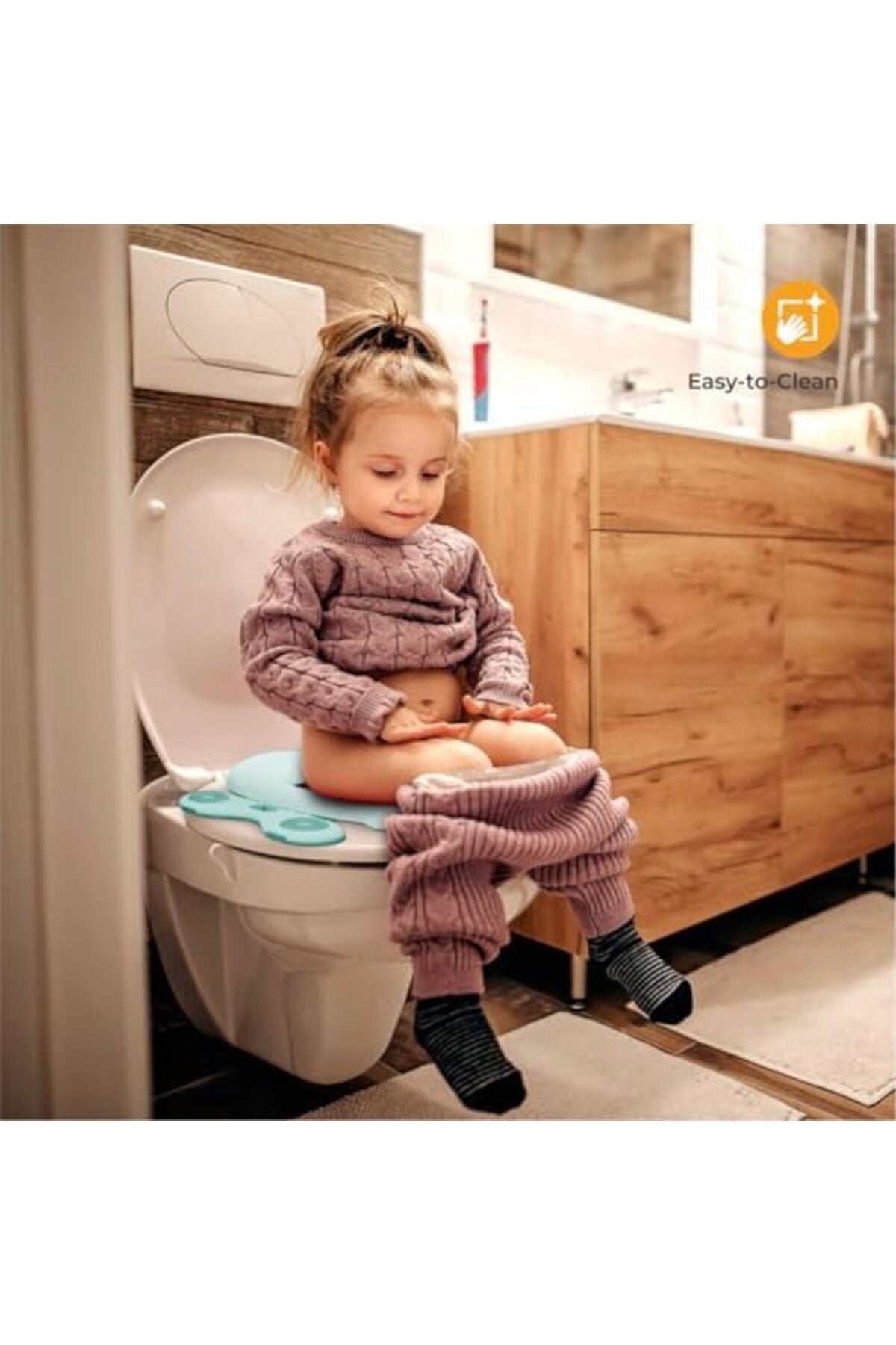 MOON Travel Baby Potty Seat-Blue