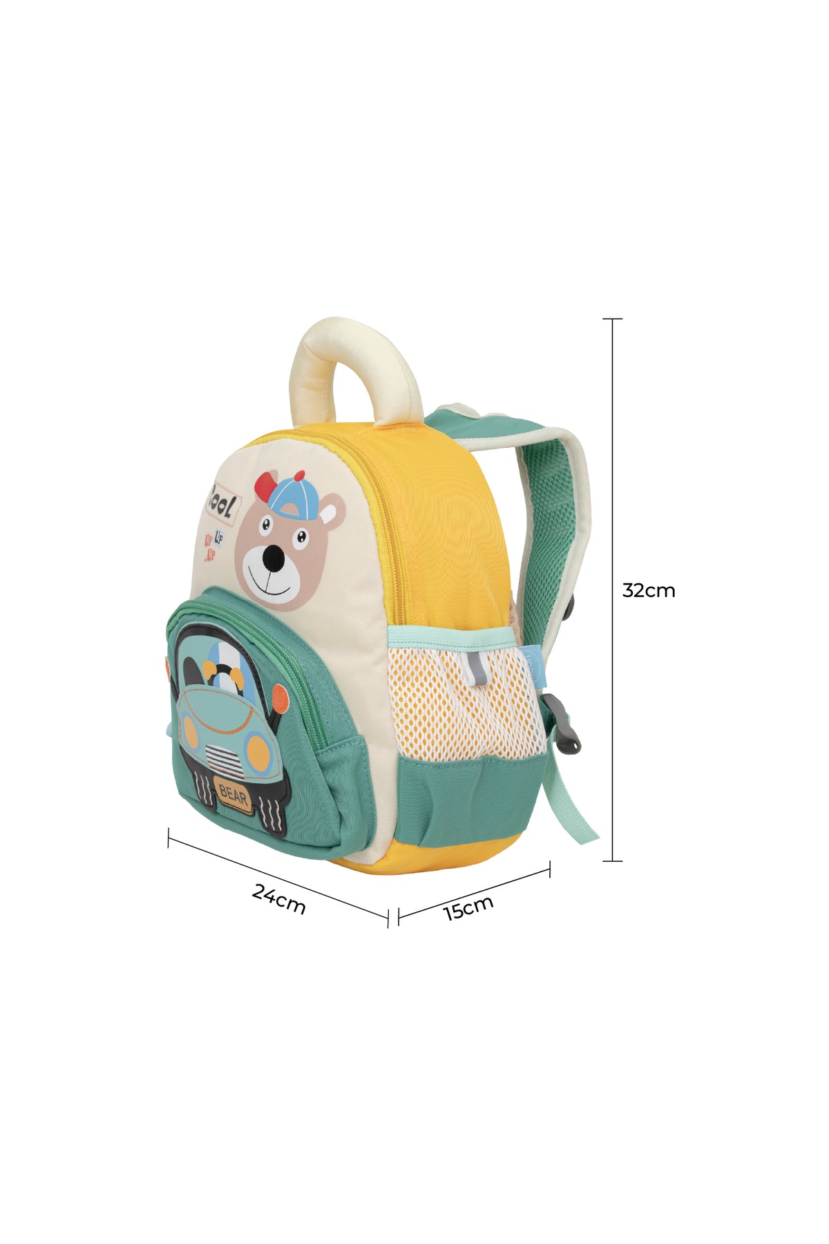 MOON Kids Backpack  – Comfy 3D Design,Padded Straps, Waterproof-Perfect for Preschool, Nursery, Snacks & Lunchbox-Bear