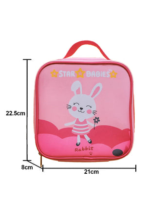 Star Babies- Rabbit 5 Compartment Lunch box, Lunch Bag 500ml Stainless Steel Water Bottle