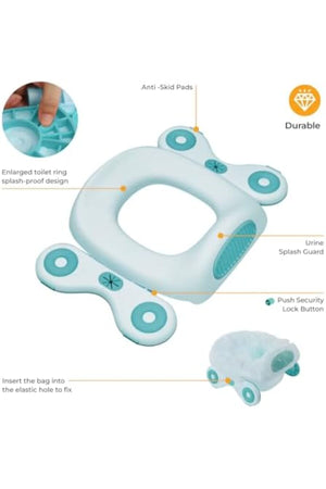 MOON Travel Baby Potty Seat-Blue