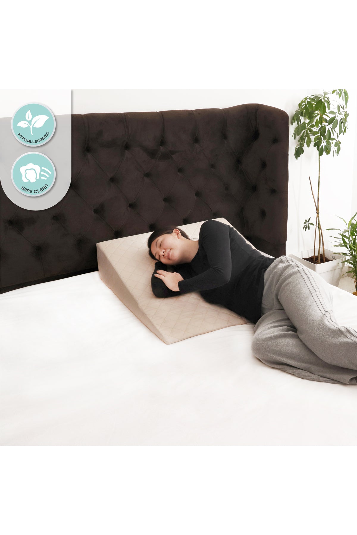 MOON  Wedge Pillow for GERD Acid Reflux