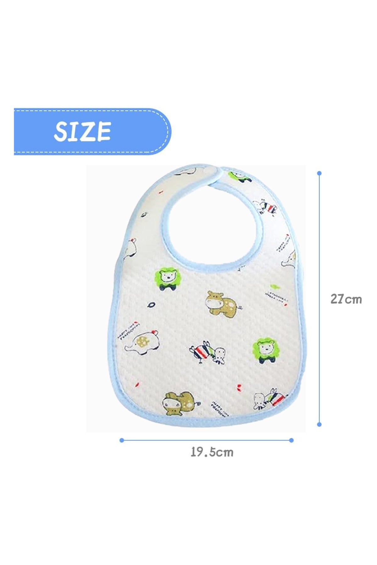 Star Babies - Cotton Bibs - Pack of 2 - Yellow/Blue