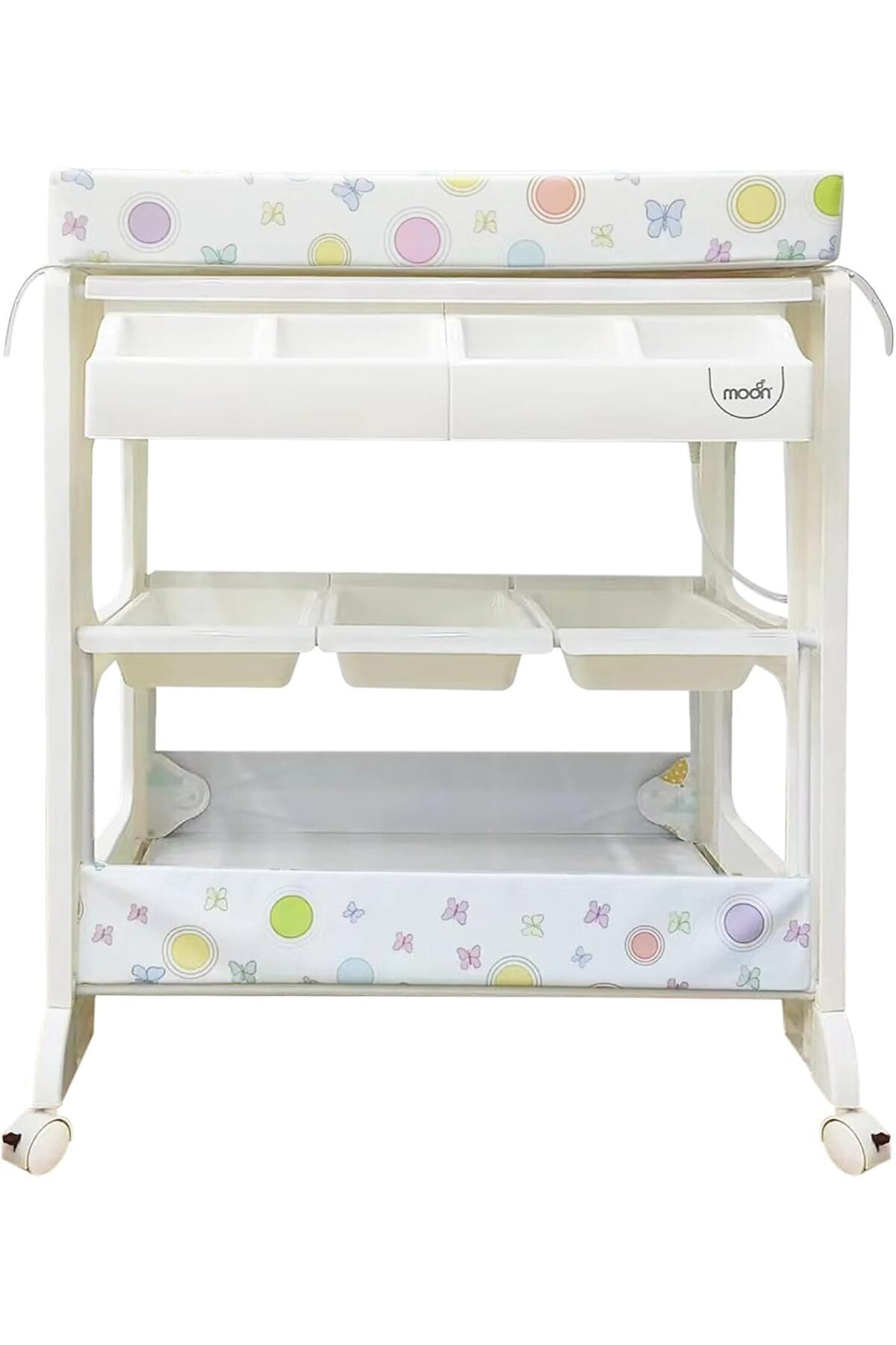 MOON Changing Station-Baby Elephants with Balloons (82 x 52 x 102 cm)