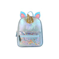 Star Babies - Unicorn School Backpack - Silver & Blue