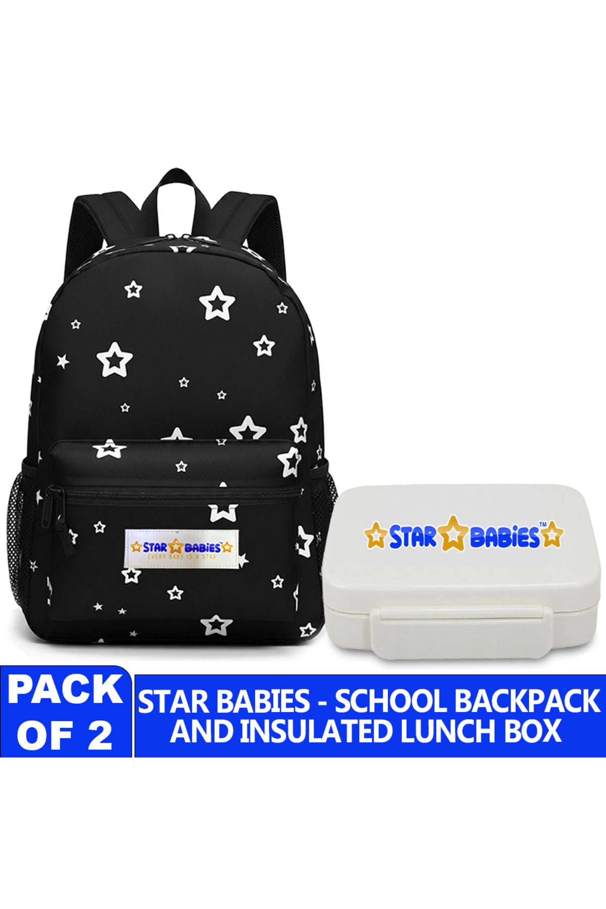 Star Babies - Backpack with lunch box combo.