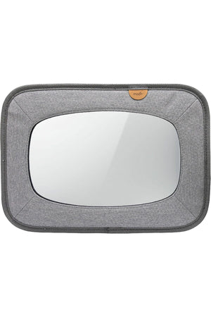 MOON Baby Back Seat Mirror - Universal Fit, Anti-Slip, 360-Degree -Grey