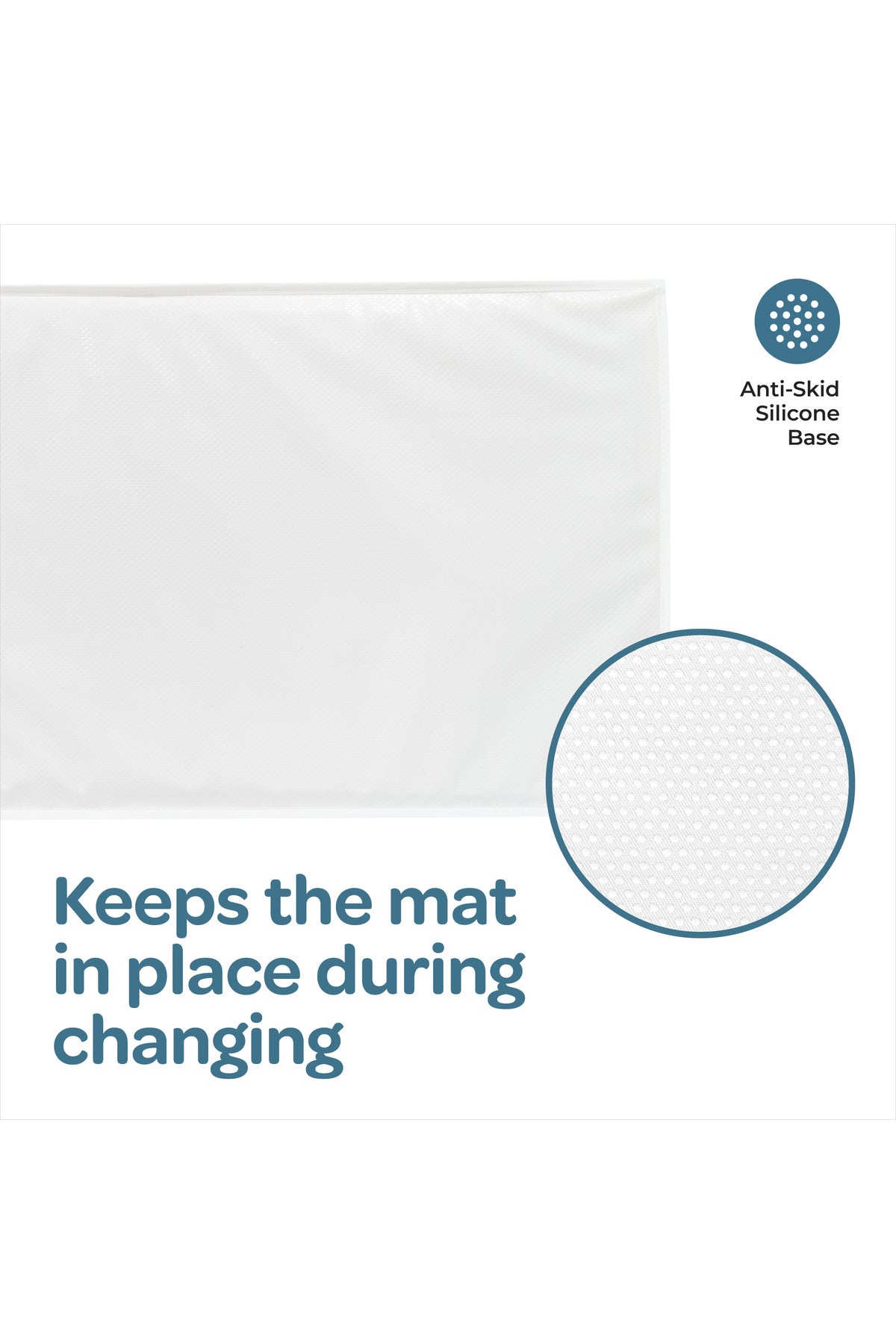 MOON 4-Sided Water Proof Diaper Changing Mat, 80Cm