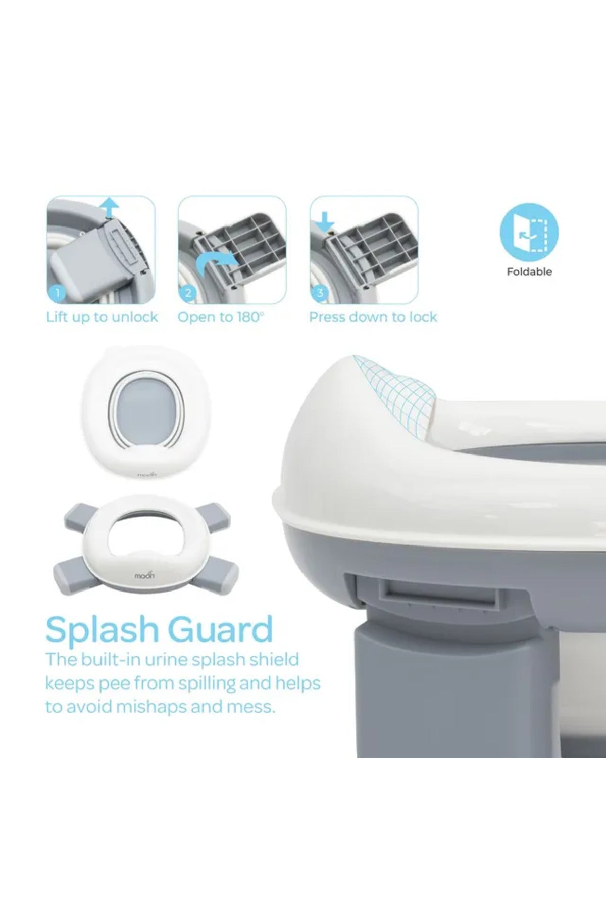 MOON Travel Baby Potty Seat- Grey