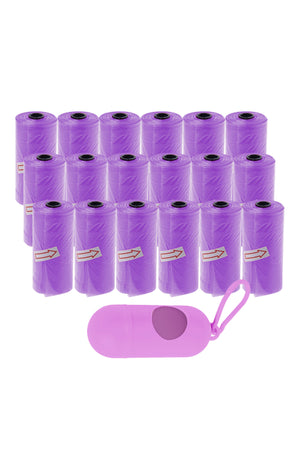 Star Babies - Disposable Scented Nappy Bag With Dispenser - Lavender - Pack of 18 - 276pcs