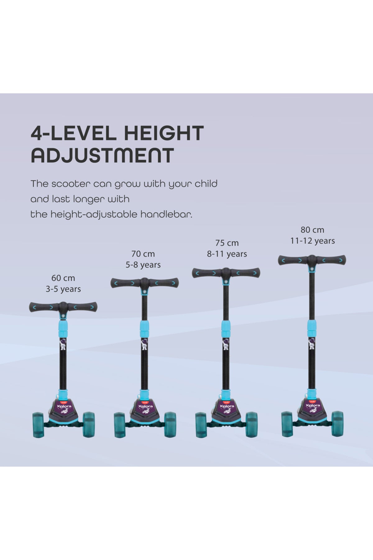 MOON Xplora Baby Scooter - Blue