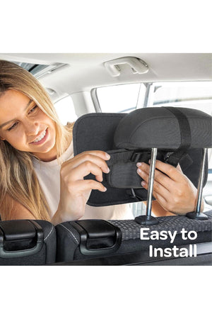 MOON Baby Back Seat Mirror - Universal Fit, Anti-Slip, 360-Degree -Grey